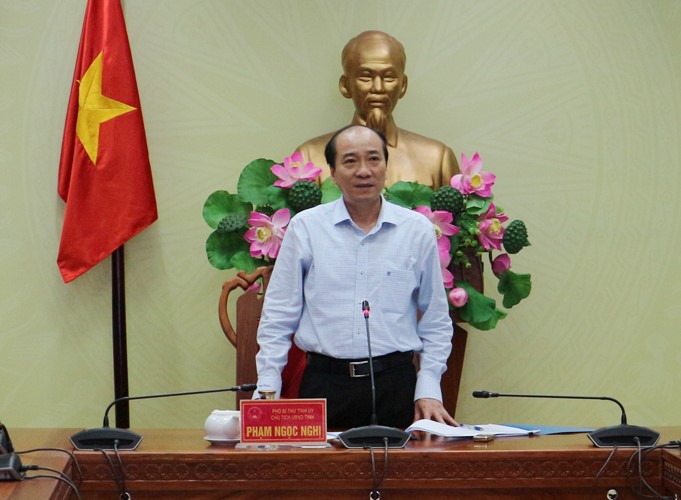  UBND tỉnh làm việc với Công ty Cổ phần Đầu tư Alphanam